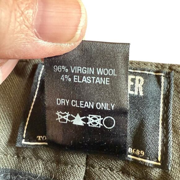 Todd Snyder Dress Pants Men's Virgin Wool Side Stripe 28X26 Italian Fabric Gray - Picture 6 of 10